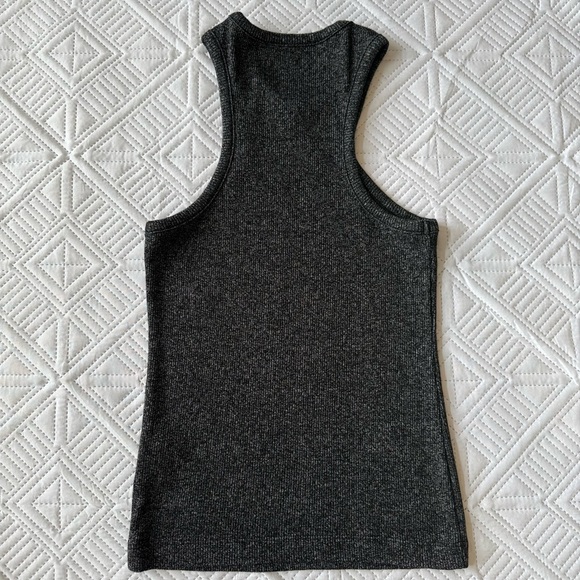 Agolde Bea Cutaway Ribbed Tank Top Size Small - Picture 3 of 7